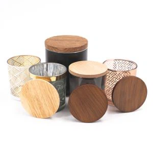 Shamdan yasalgan idish uchun yog'och qopqoq