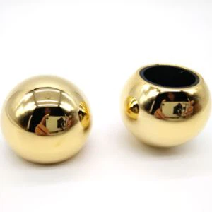 Sferik shakldagi Zamak parfyum qopqog'i